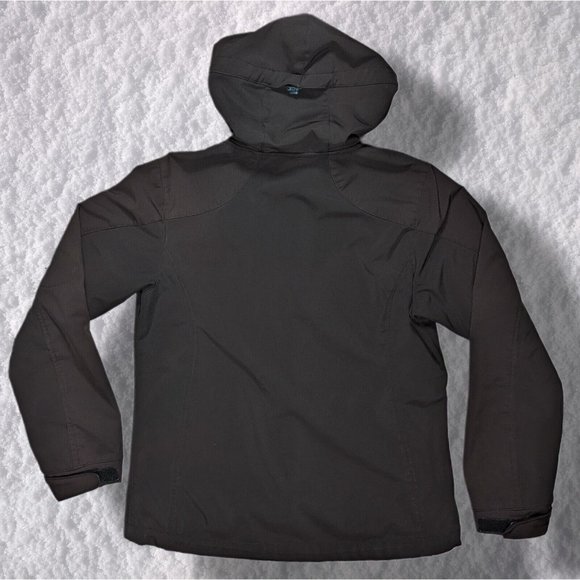 Black Diamond Softshell Jacket Double Diamond Hood Lined Fleece Plush sz S - Picture 2 of 11